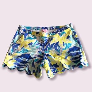 Lily Pulitzer Scalloped Shorts